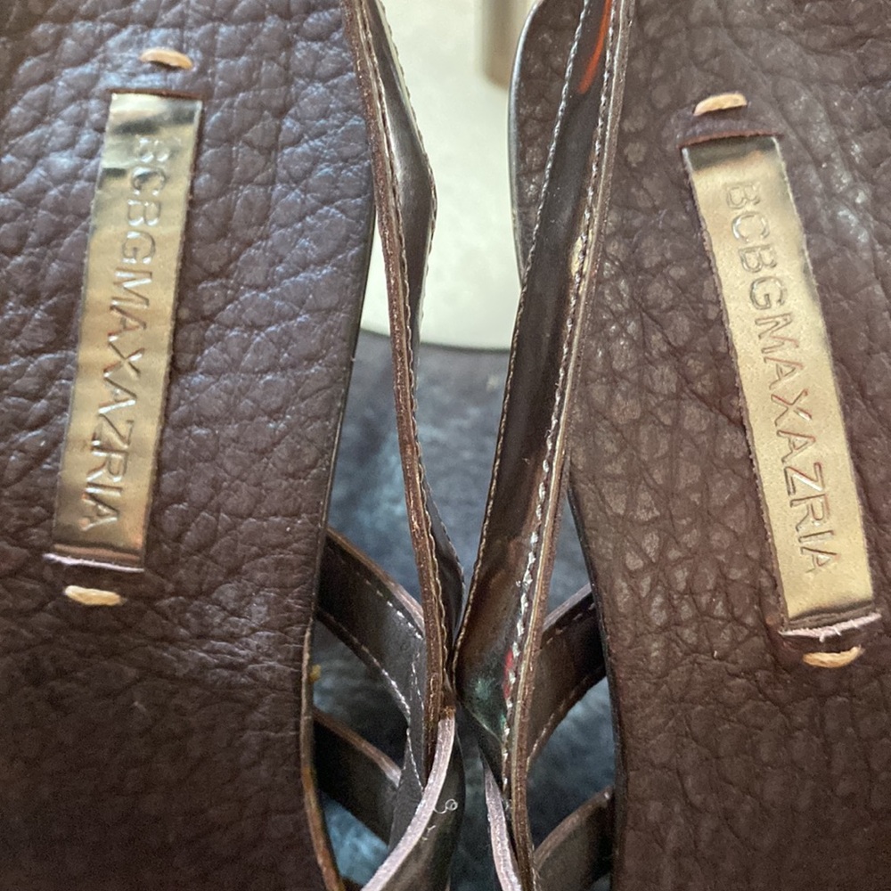 NEW BCBGMAXAZRIA MANDY PLATFORM SANDALS - Picture 14 of 16